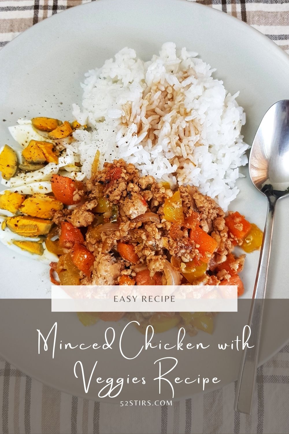 Easy Minced Chicken with Veggies Recipe - 52stirs.com